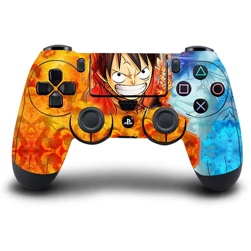 P4 Controller skin HOMEREALLY наклейка s PS4 кожа классическое аниме одна штука 4 HD наклейка для playstation 4 консоль и контроллер кожи Ps4 аксессуар - Цвет: P4 Controller skin