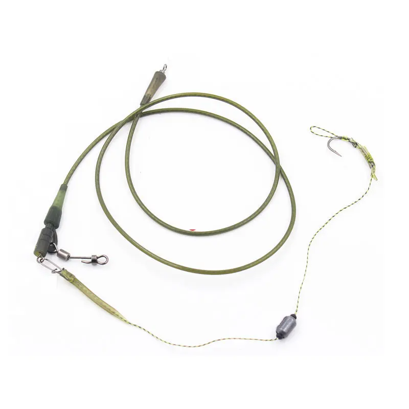 2 шт./лот 850 мм Карп рыболовные установки группа плетеная нить крючок веревки