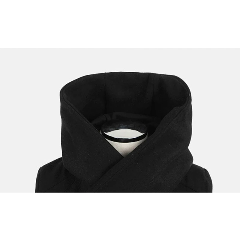 Мужская С Длинным Пальто Шанца Двойной Брестед Куртка мужская Весна Капюшоном