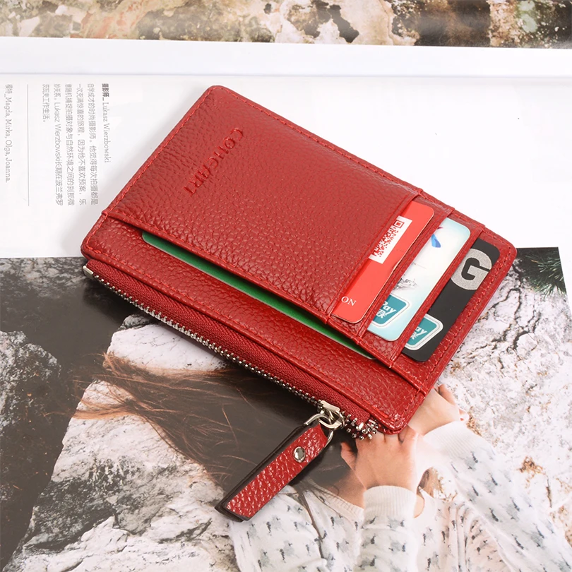 COHEART кошелек женский Кожаный Маленький ультратонкий сверхлегкий портмоне