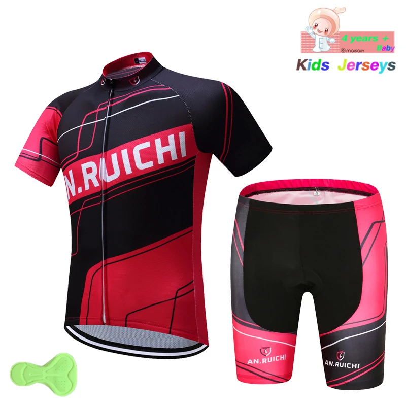 2019 Pro Team Лето Велоспорт Джерси Набор для детей Ropa Ciclismo комплект одежды детские