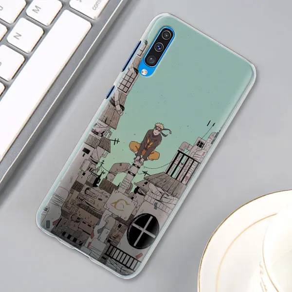 11 Ботинки в стиле аниме «Naruto Наруто минималистский чехол КРЫШКА ДЛЯ samsung Galaxy A30 A40 A50 A70 A6 A8 плюс A7 A9 M30 чехол для телефона Coque - Цвет: 11