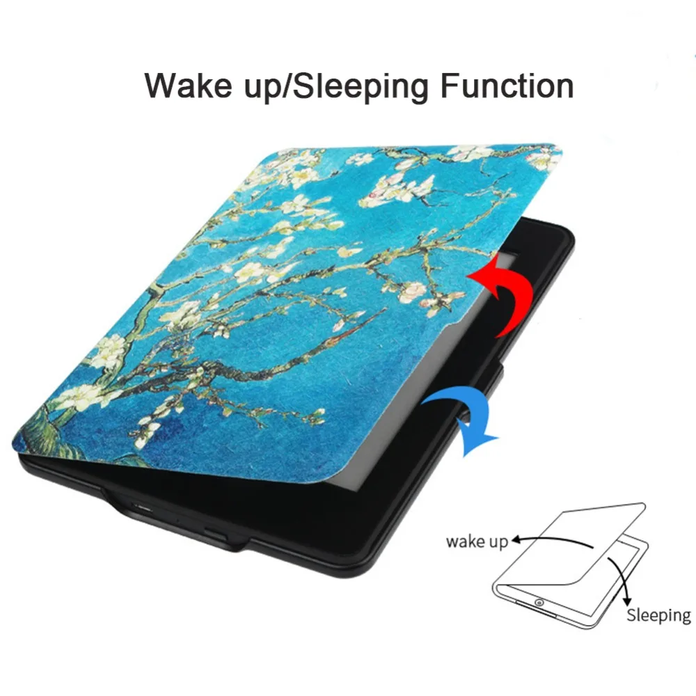 Чехол для Amazon Kindle Voyage 6 ''E reader Премиум PU кожаный тонкий Smart Cover Auto Wake/Sleep|Чехлы