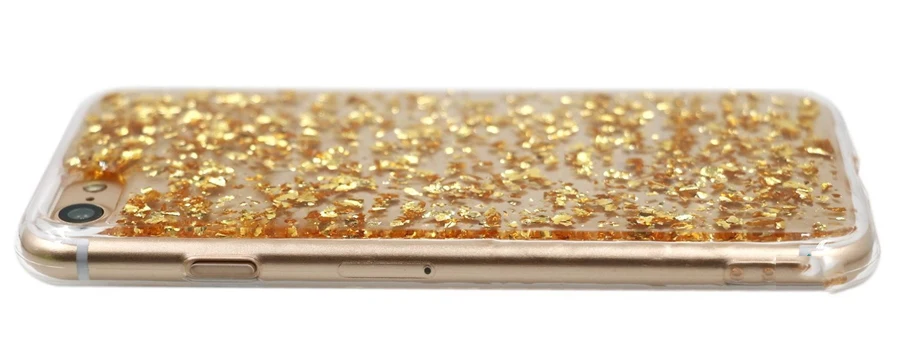 Чехол для iPhone 6 телефона с блестками и золотыми пайетками 6s 7 8 Plus 10 X XS XR Max SE 5 5S