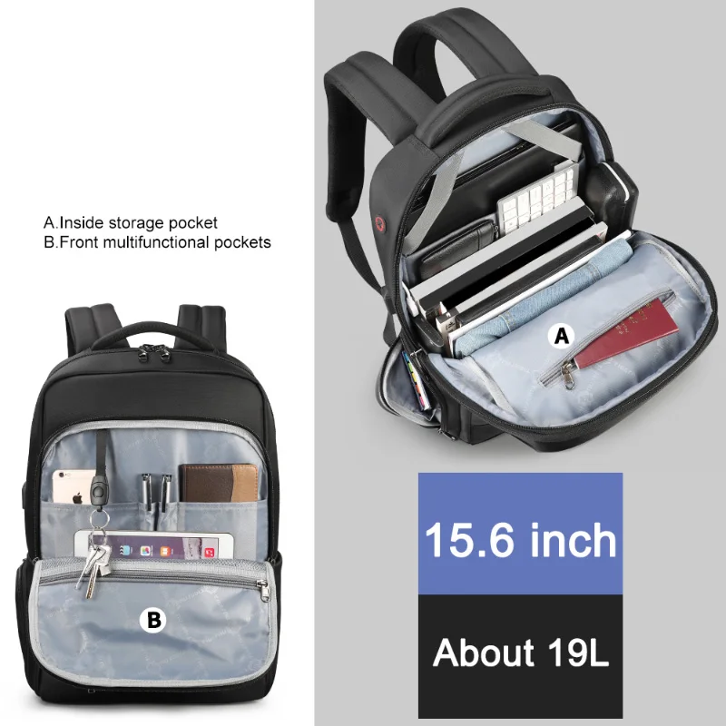 Рюкзак Tigernu 15 6 Анти кражи рюкзак Для женщин USB на заднем сиденье мешок Школьный