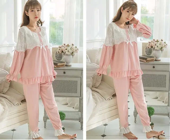 Женская пижама для беременных комплект одежды из 2 предметов кружевные лоскутные