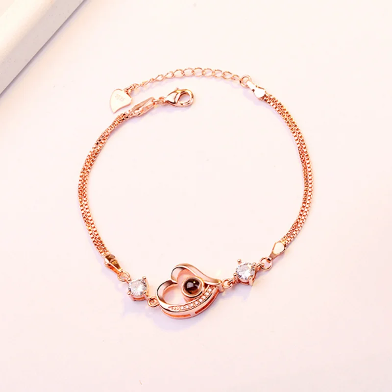 ERLUER Stylish heartshaped bracelets for women multistyle floral devil's eye zinc alloy party friendship bracelet gift | Украшения и