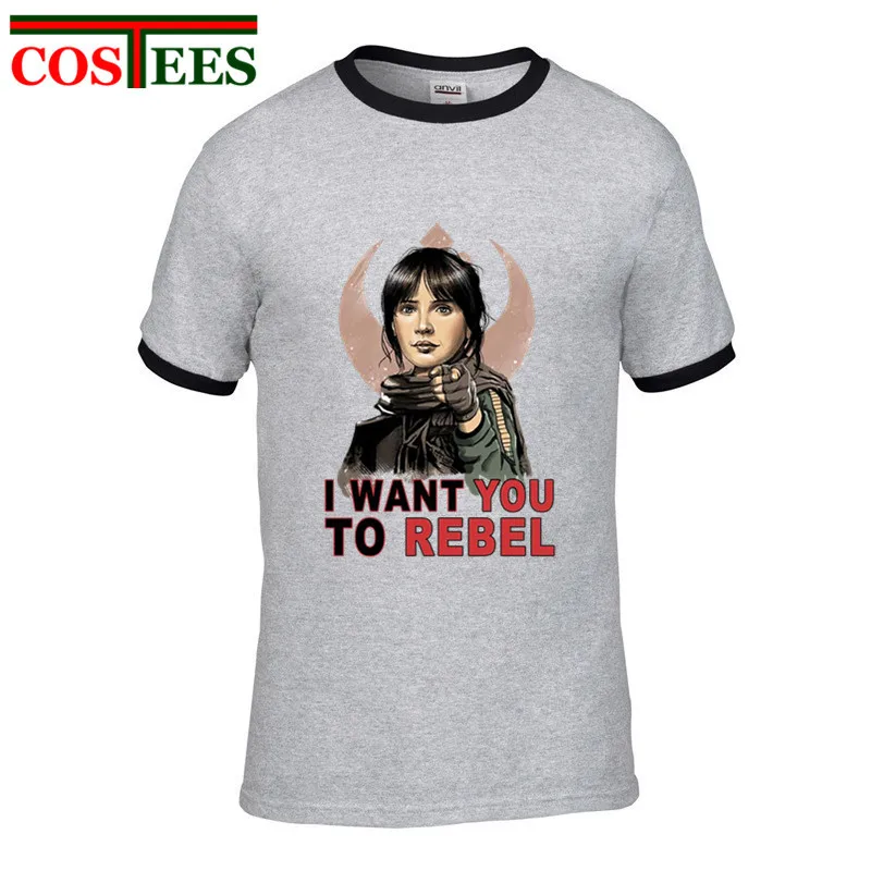 Футболка Star Wars hombres princess leia футболка с круглым вырезом для мужчин I want you to