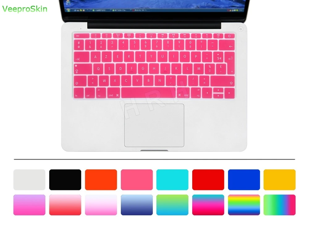 Для Macbook New Pro 13 &quotA1708 (версия 2016 без сенсорной панели) для 12 дюймов Azerty французский