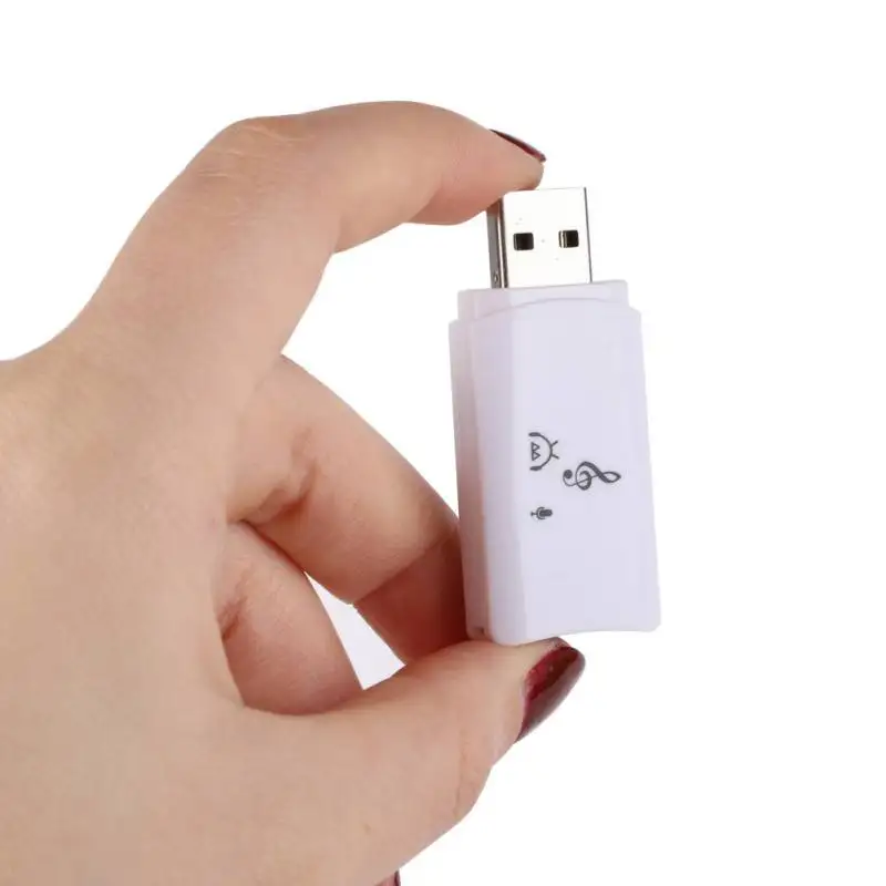 2019 New USB+3.5mm Dongle Wireless Bluetooth Adapter Receiver for Car Speaker PC Laptop with Micphone | Электроника