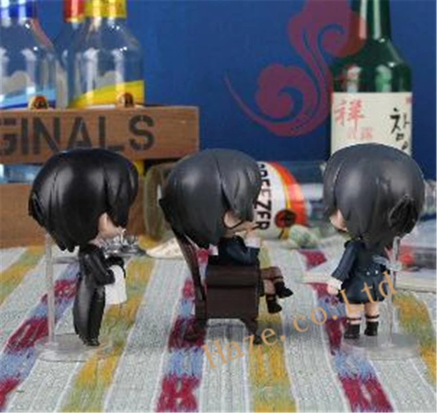 Аниме Kuroshitsuji Black Butler Sebastian ПВХ фигурка игрушка|figure toy|black butleranime figure |