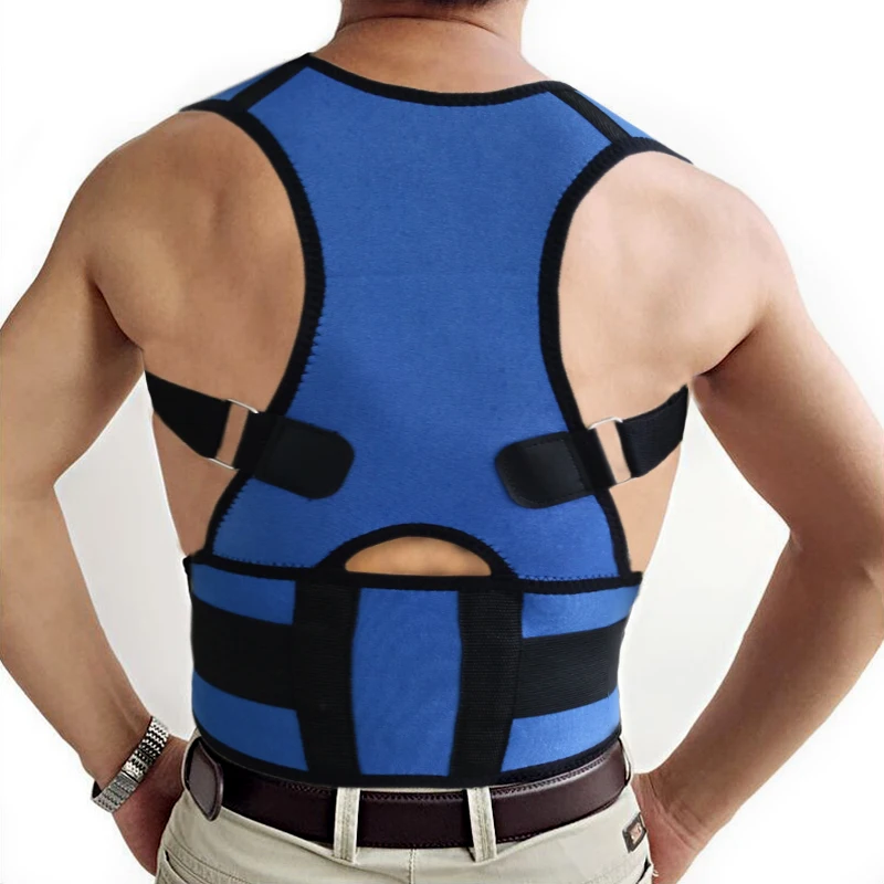 Palicy Men Shapers Adjustable Back Posture Corrector Clavicle Spine Back Shoulder Lumbar Brace Support Belt Posture Correction