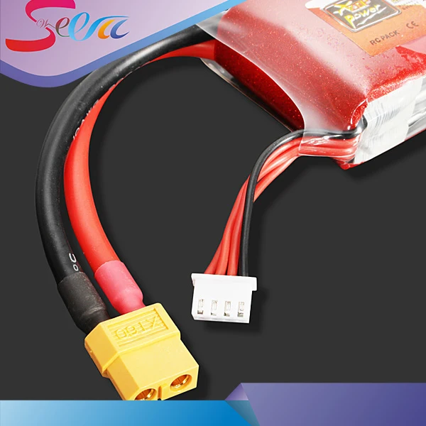 1 шт. Перезаряжаемые lipo Батарея ZOP Мощность 11.1 В 1800 мАч 45c 3 S Lipo XT60/T штекер для