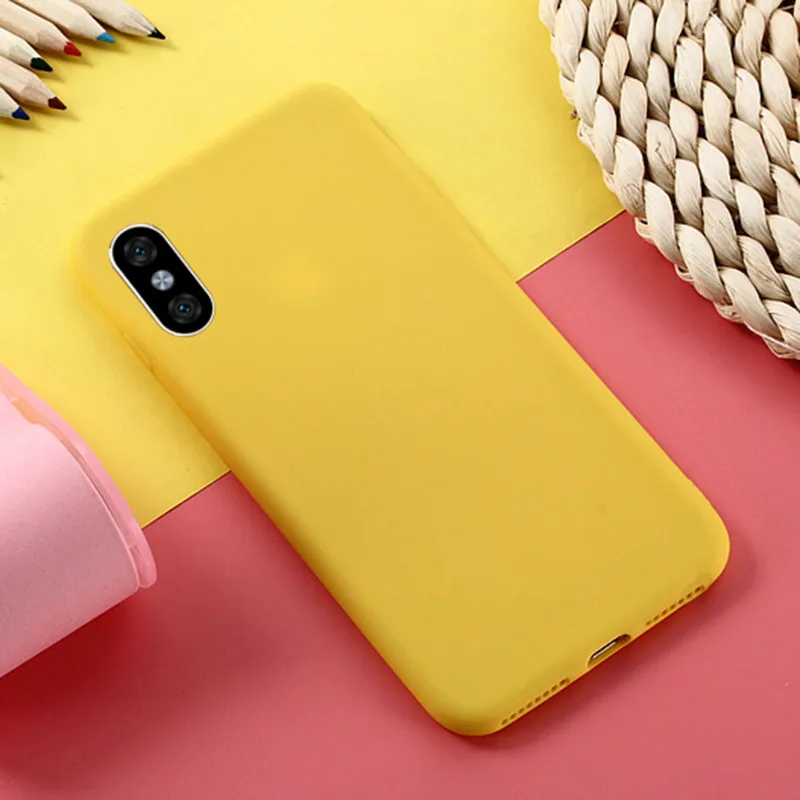 3 Мягкий чехол из ТПУ ярких цветов Чехол для iPhone 6 6s 7 8 Plus X XR XS Max чехол для iPhone 7 8 для iPhone 11 Pro Max - Цвет: 3