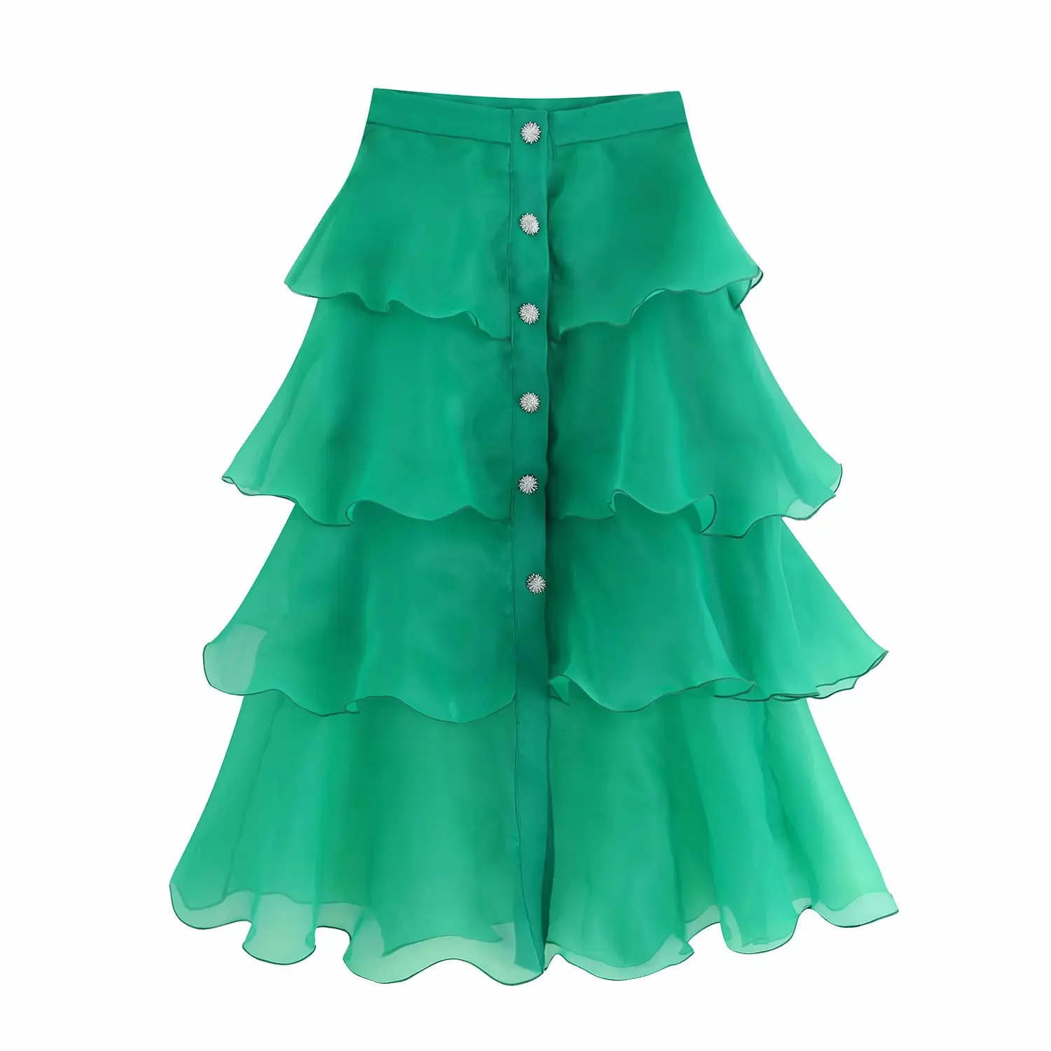 Heydress Женские Сексуальные Плиссированные сетчатые миди юбки винтажные
