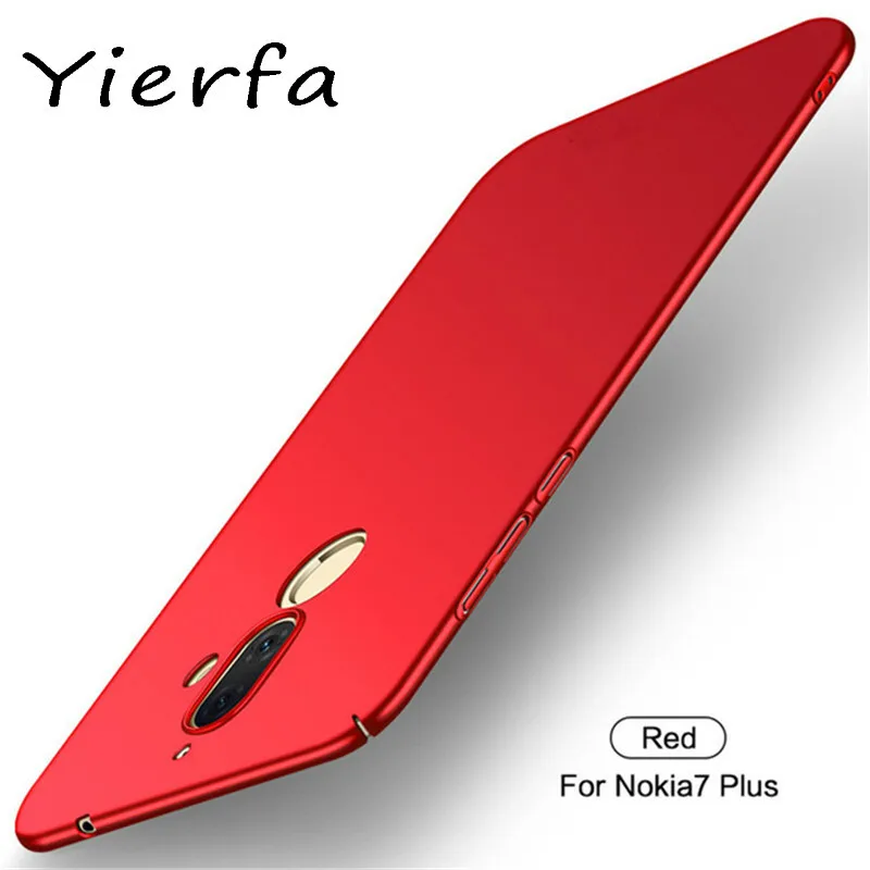 For Nokia 7 Plus Case Nokia7 Cover Ultra-thin Smooth Back Protection Plastic PC |