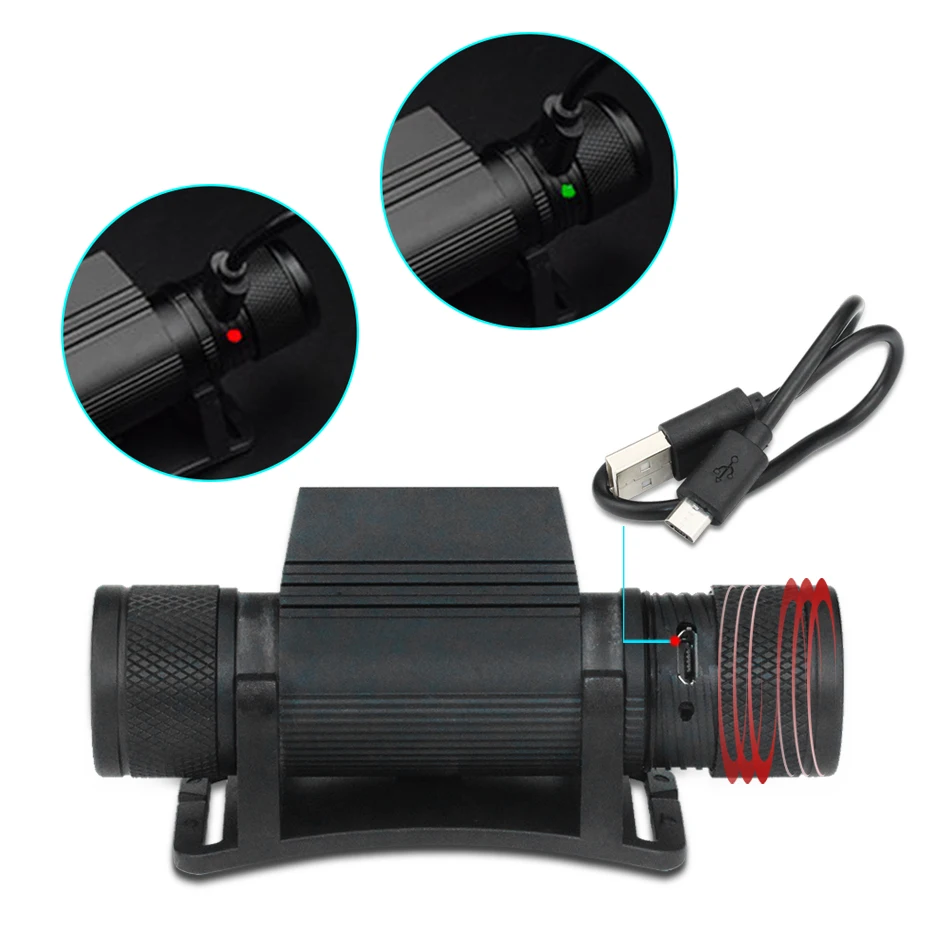 Налобные фары светодиодные лампы 2000лм 10 Вт головная лампа USB перезаряжаемая