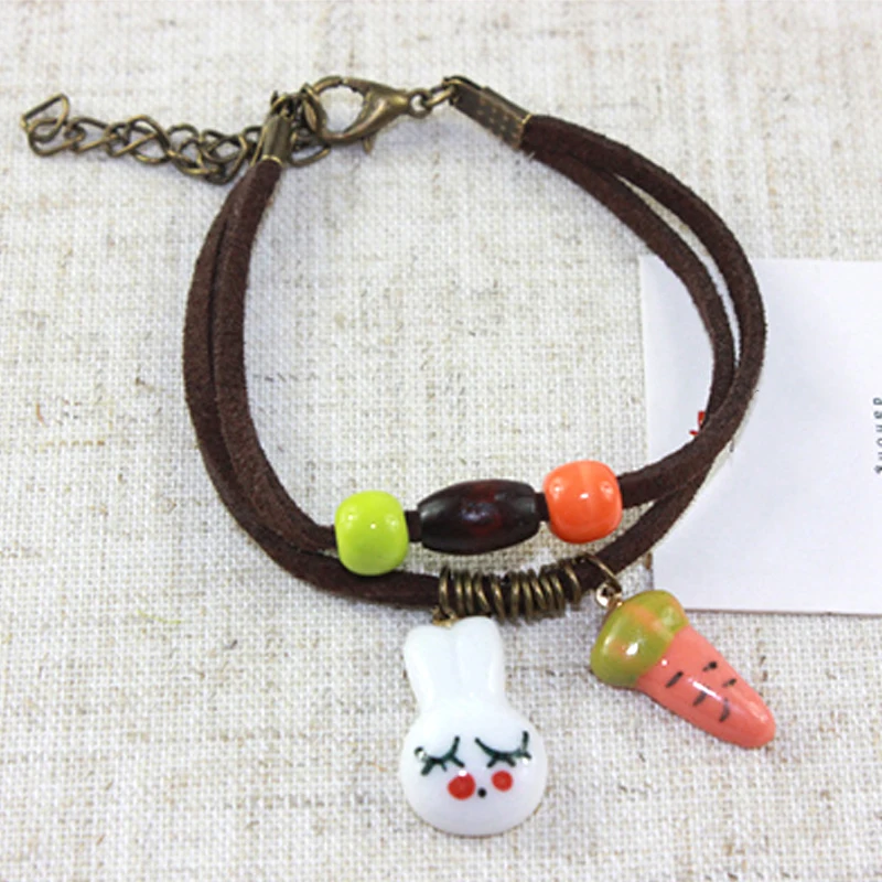 2018 горячая Распродажа Новое поступление ручной керамический браслет с пандой и