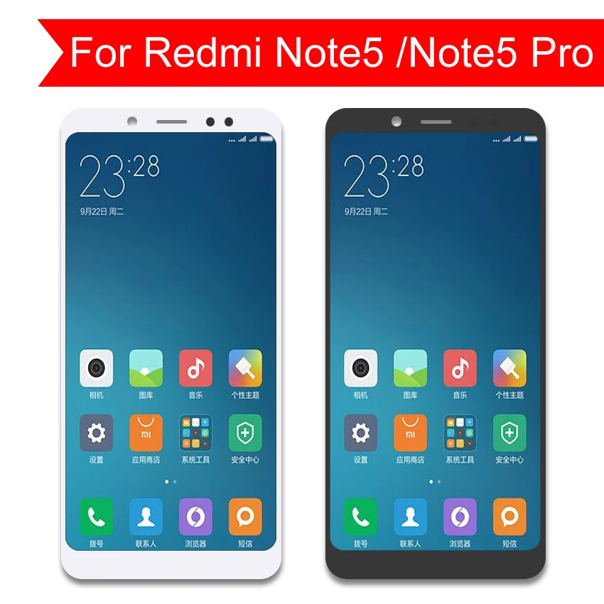 Для Xiaomi Redmi Note 5 Pro ЖК дисплей сенсорный экран дигитайзер Note5 99 дюймов сборка ремонт