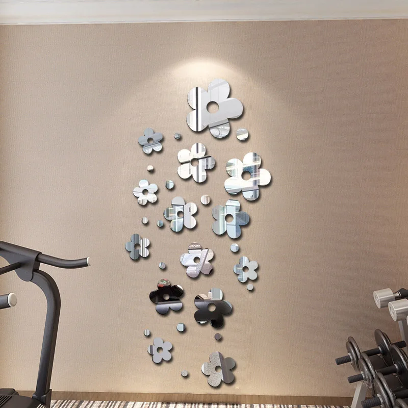 27 шт. акриловые декоративные зеркальные наклейки на стену|mirror wall|decorative wall mirrorsmirror