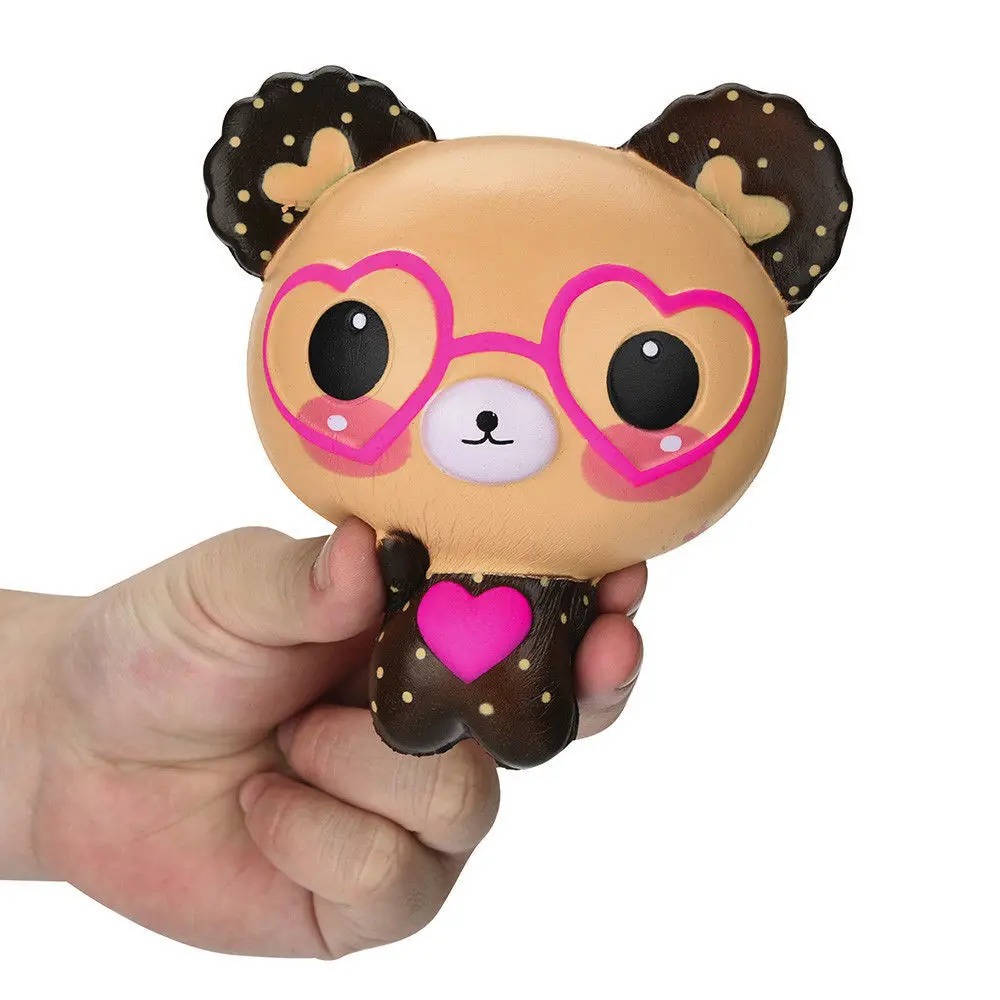 Kawaii Большой Эластичный Мягкий ПУ Сжимаемый медленно Восстанавливающий форму