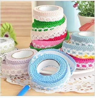 5 шт./лот корейский пасторальный стиль декоративная кружевная лента цветная