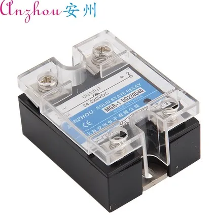 

DC-DC 40A Solid State Relay Single-phase SSR 40A MGR-1 DD220D40 DC Control 3-32V