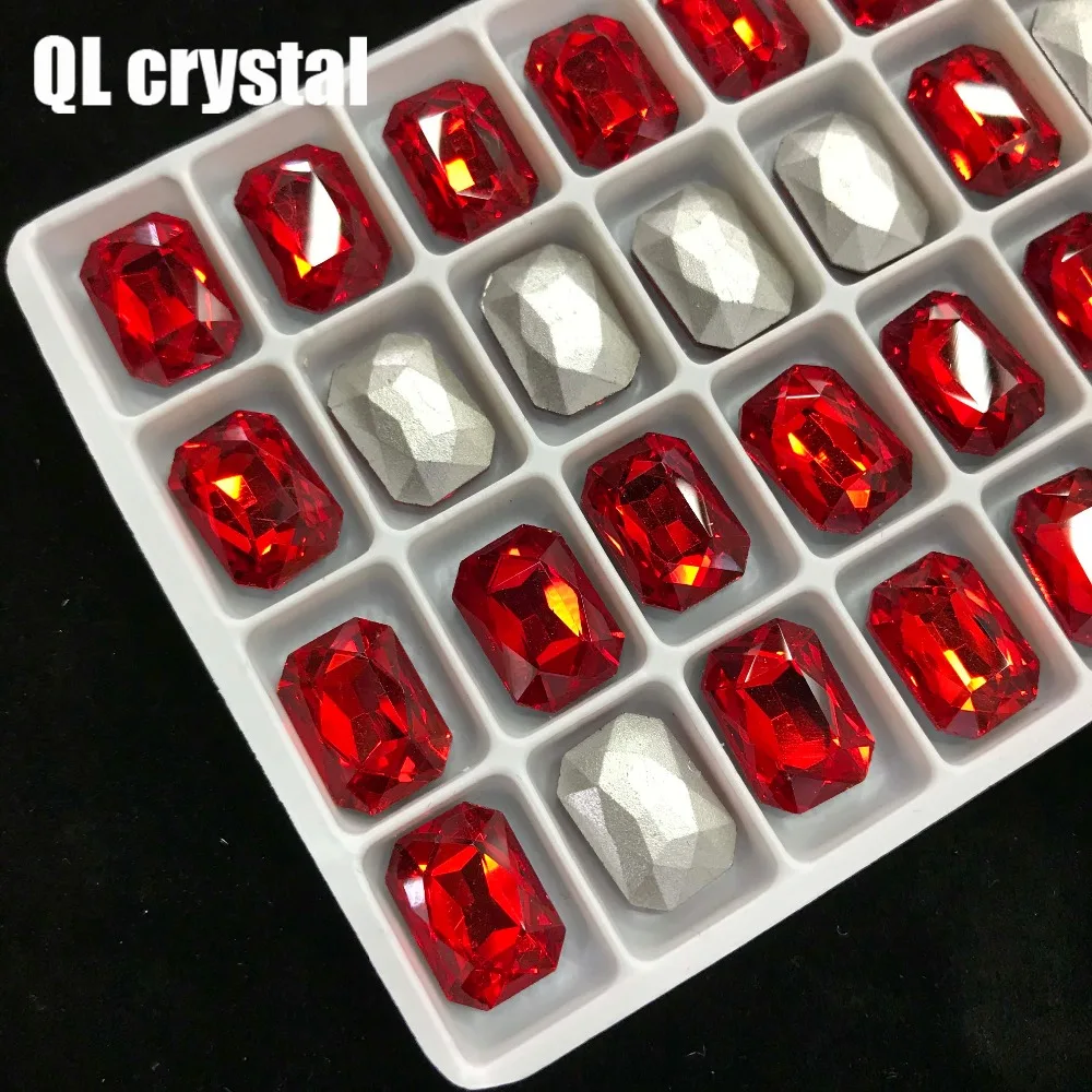 QL кристалл все размеры восьмиугольник Pointback горный хрусталь Высокое качество для