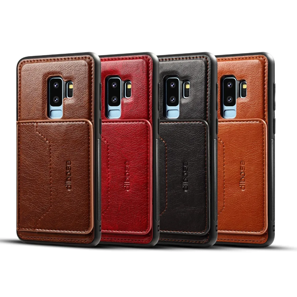 Чехол-кошелек для Samsung Galaxy S9 Plus защита от падения в стиле милитари чехол из