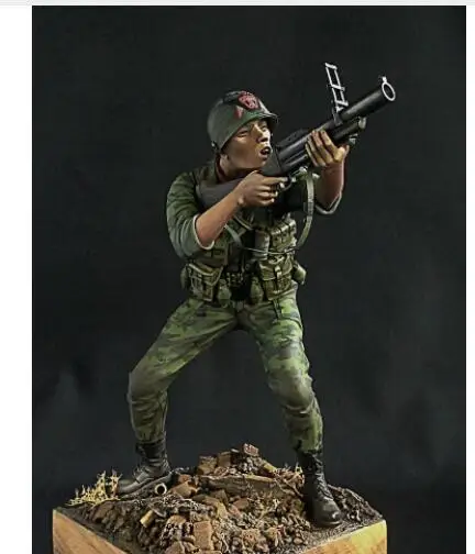 Новый несобранный солдат 1/16 111 мм ARVN Ranger (Вьетнам) не имеет базовой смолы набор