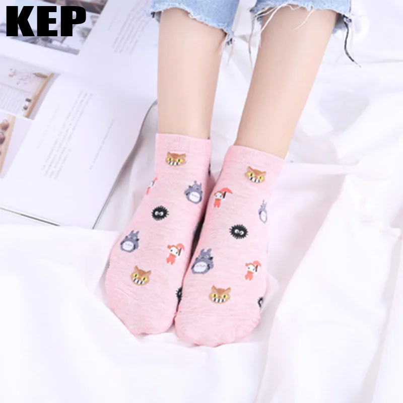 Totoro Funny Lovely Candy Color Breathable Socks