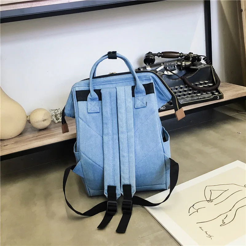 Tasche рюкзак для девочек школьные сумки задний вместительный джинсовая