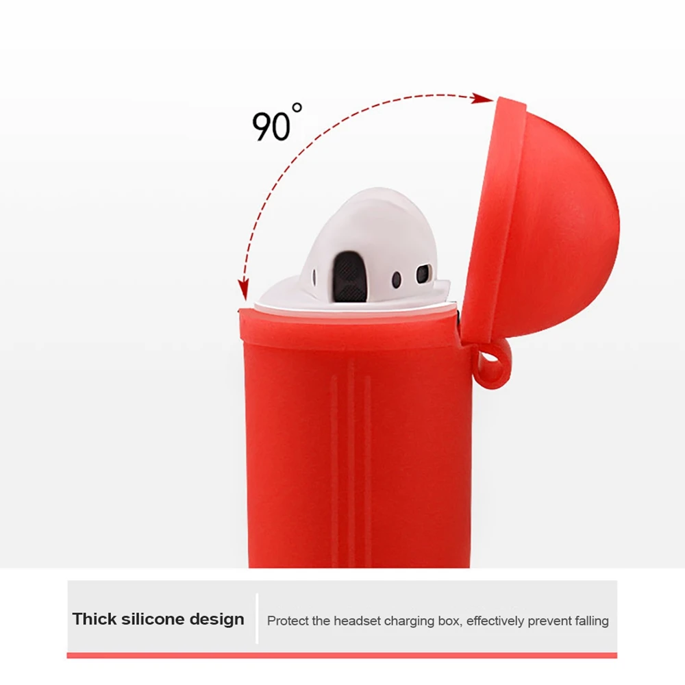 Для AirPods силиконовый чехол Защитная оболочка покрытие для Apple Airpod зарядный Чехол