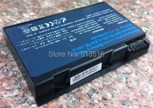 Аккумулятор 5200 мАч для Acer Aspire 3100 3690 5100 5110 5515 5610 5630 5650 5680 9110 9120 9800 BATBL50L4 BATBL50L6