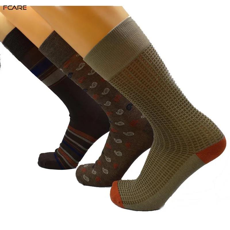 Носки Fcare мужские 6 шт. = 3 пары calcetines 44 45 46 47 большие размеры весенне зимние длинные