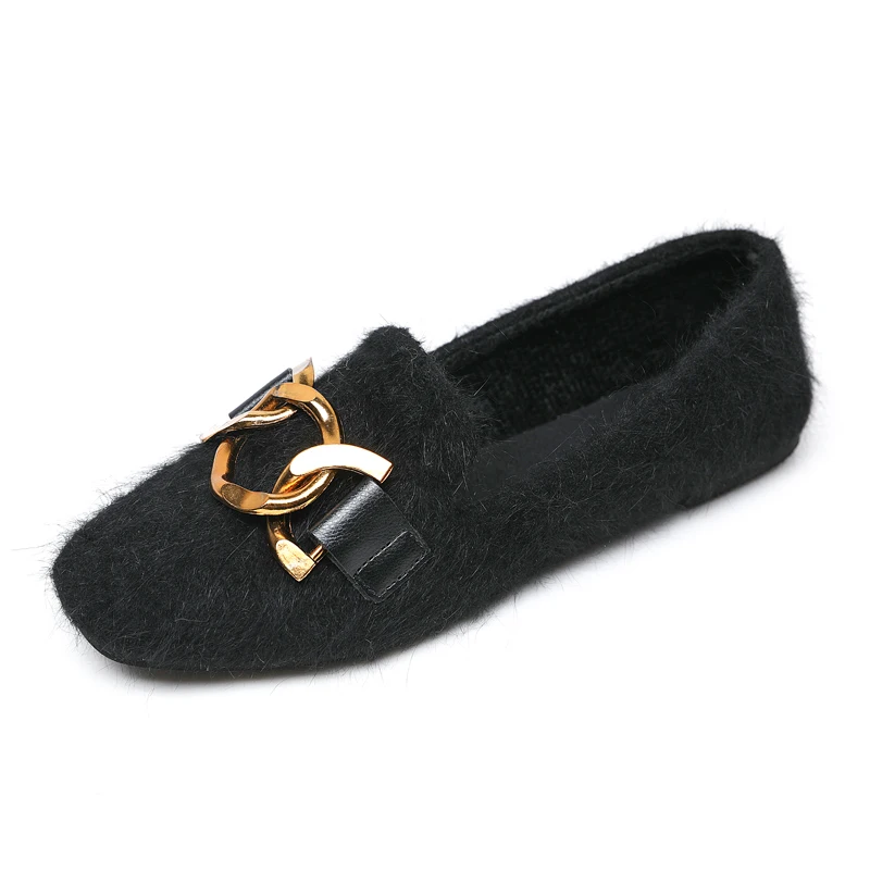 Classic Korean Version Of Autumn Winter Casual Plush Shoes comfortable non-slip flat shoes women's fashion outdoor | Обувь