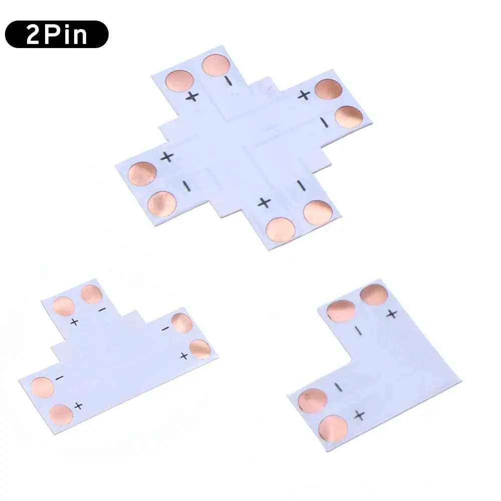 Высококачественная Светодиодная лента соединитель 2 контакта 4 5 контактов 10 мм L