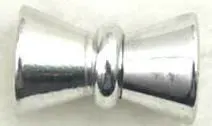 Большой 12*20 мм белый серебряный цвет волнистые формы магнит Clasp gp004 опт/Розница