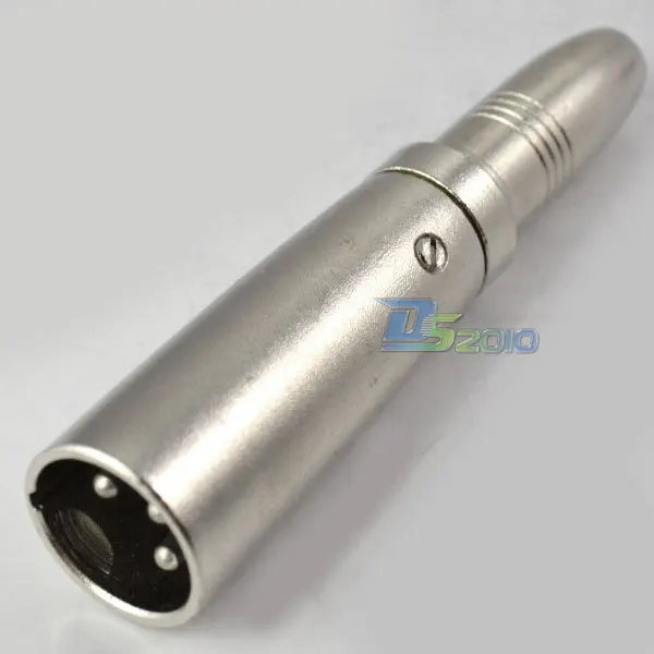 Высокое Качество 6 35 мм 3 1/4 &quotДжек к XLR Мужской адаптер Mic/Amp металлический Разъем