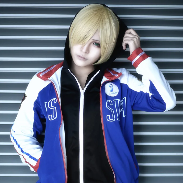 Yuri On Ice Victor Plisetsky косплей костюм куртка толстовка Japannese Косплей Yuuri Ice|cosplay suit|cosplay