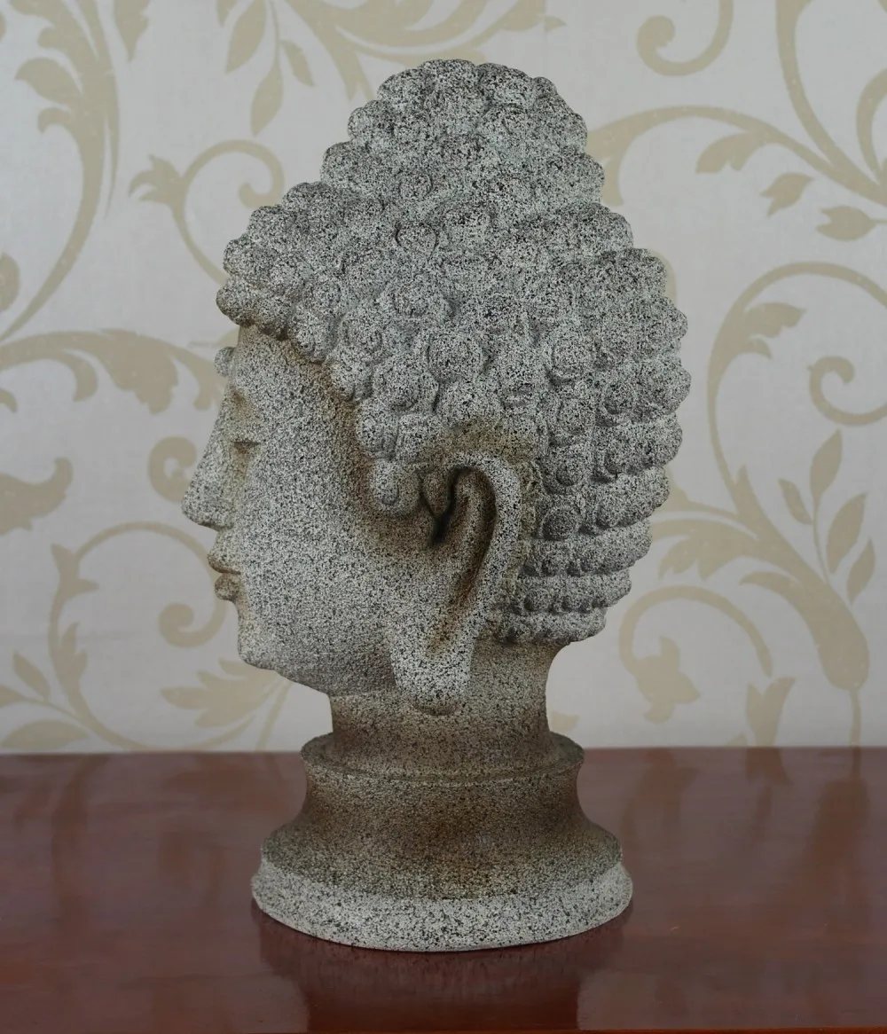 Почтовая Мода ретро полимерный город домашний вербук голова Будды Настольная