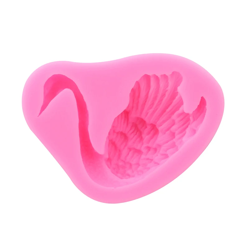 Силиконовое мыло с милым лебедем для помадки 3D желе конфеты Шоколадные украшения