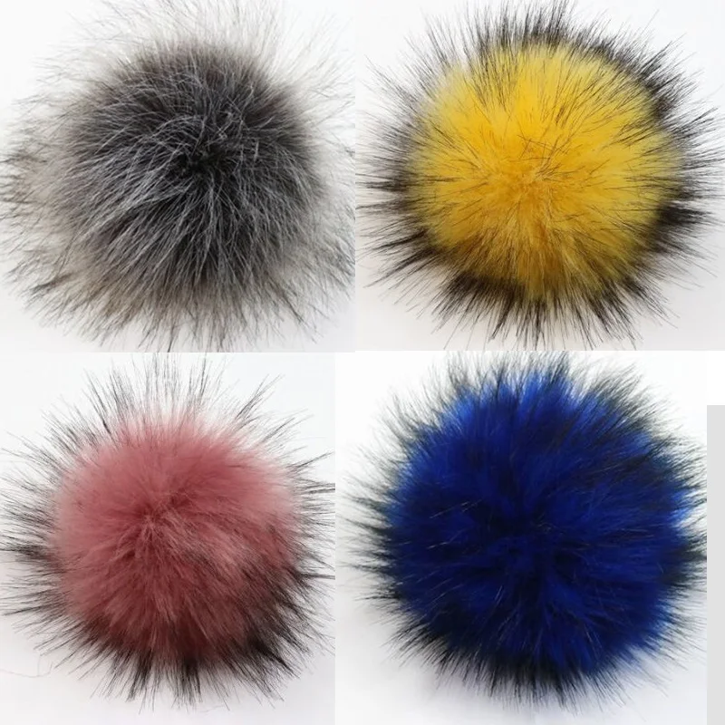 5 шт. оптовая продажа шарик из искусственного меха для волос на Рождество подарки
