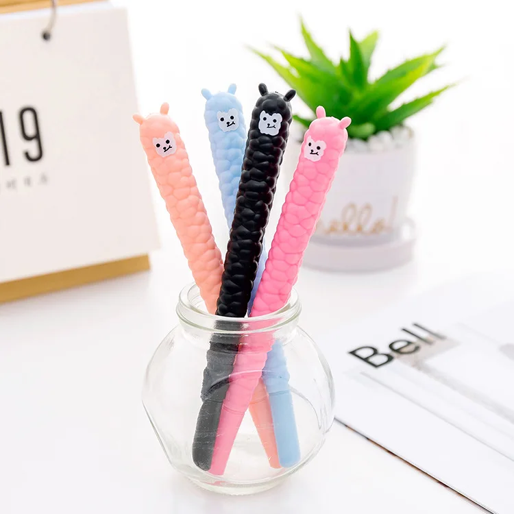 

0.35mm Black Neutral pen cute alpaca gel pen Student school Pen Office signature Pen stationery supplies