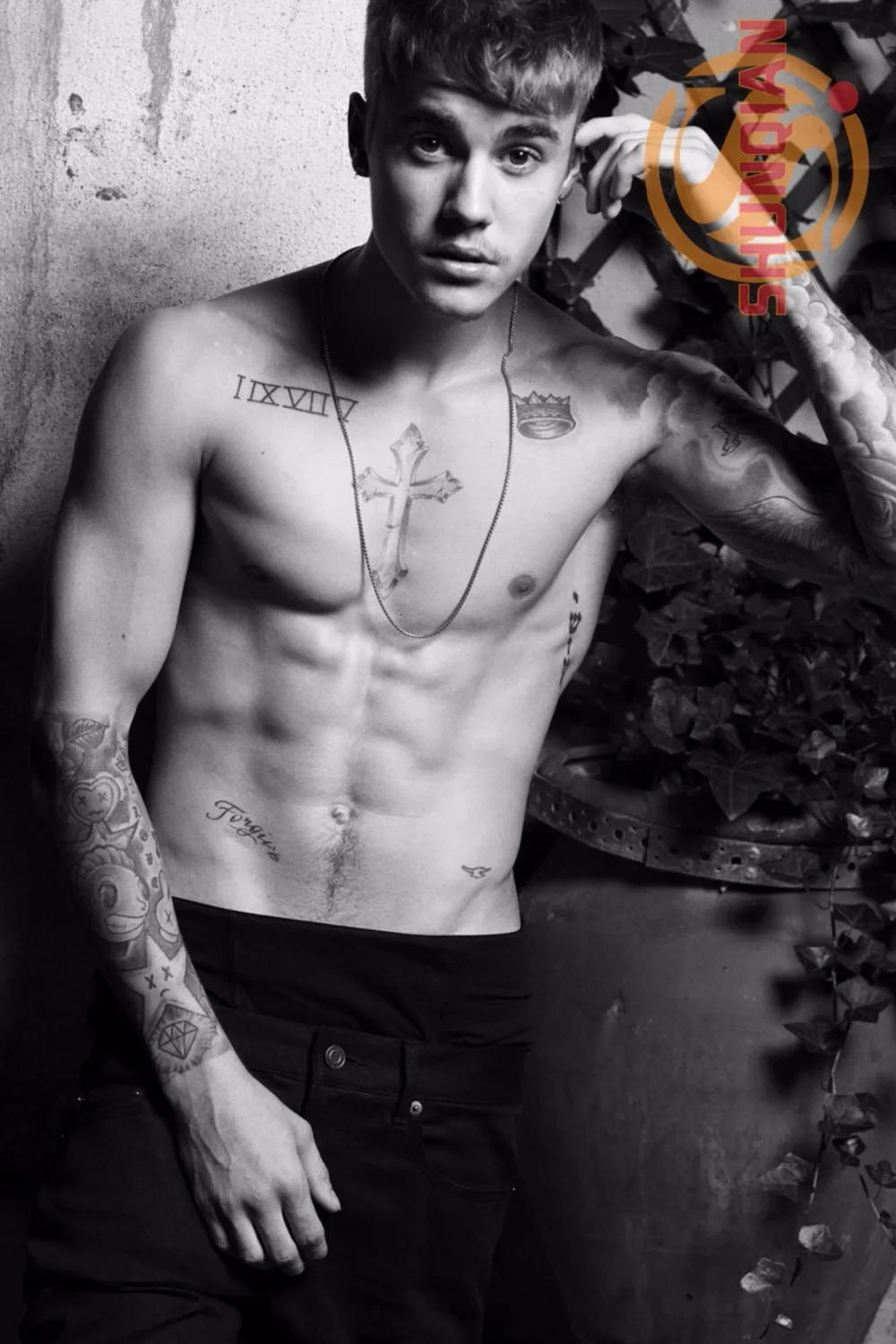 Горячая Распродажа на заказ с изображением Джастина Бибера и надписью плакат