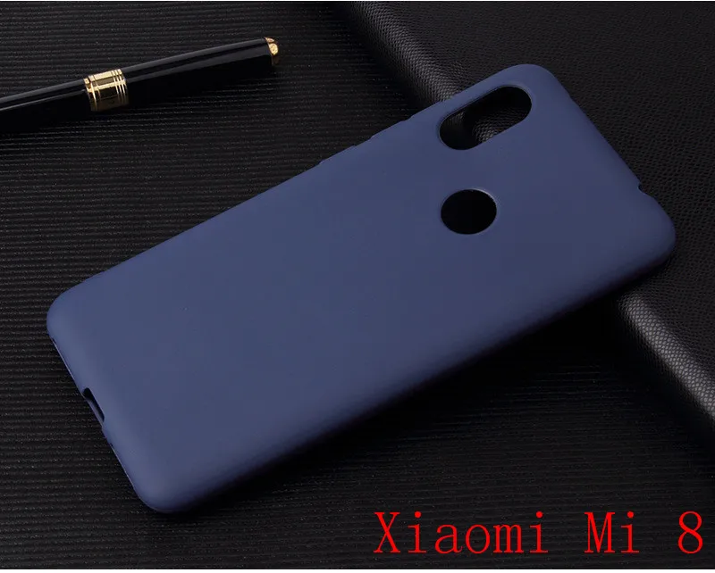 Роскошный Ультратонкий силиконовый чехол Xiaomi Mi 8 SE матовый мягкий из ТПУ для