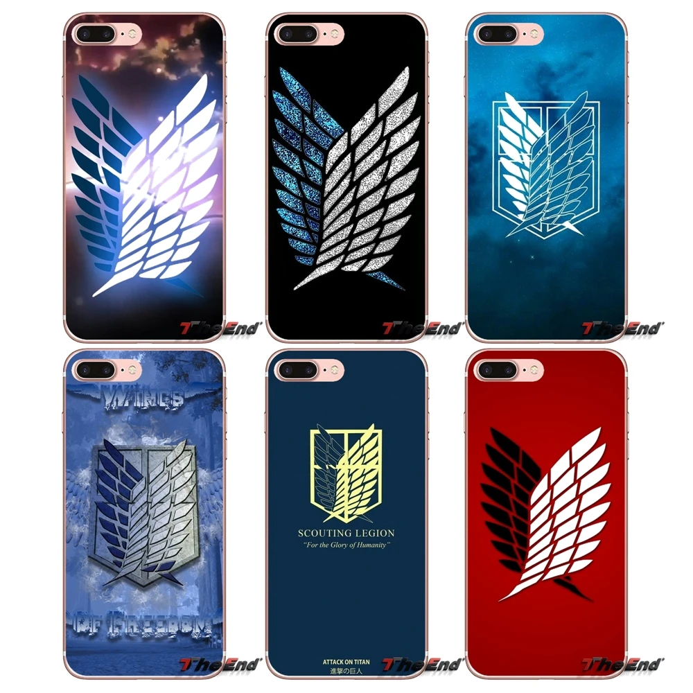 Attack On Titan survey corps ТПУ чехлы накладки для Huawei P Smart Y6 P8 P9 P10 Plus Nova P20 Lite Pro Mini 2017 SLA L02 L22