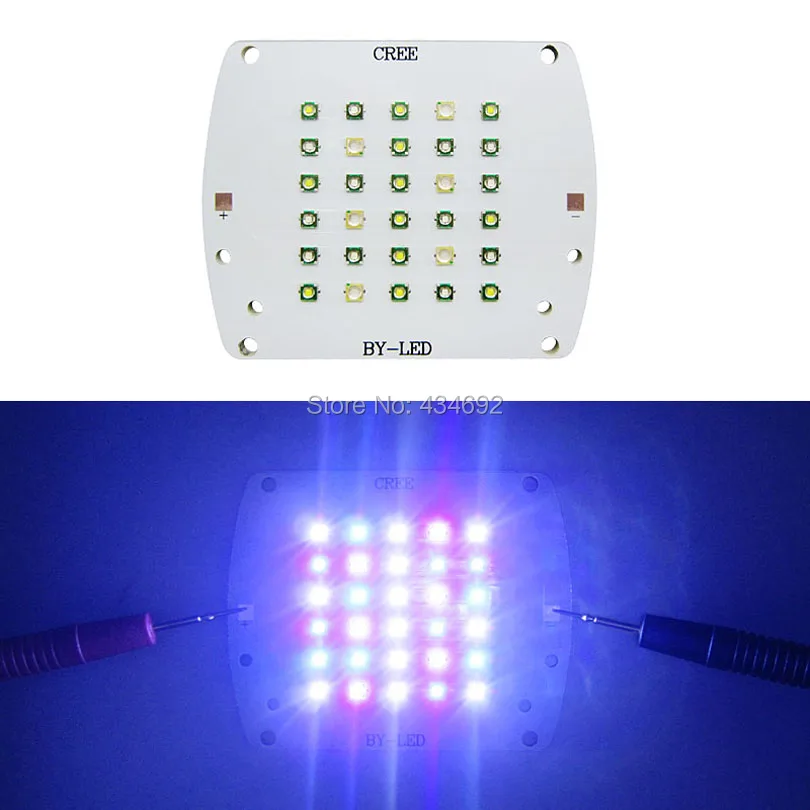 Cree XPE XP E Королевский синий сине белые + Epileds УФ фиолетовый Led излучатель 30 33V 1000 1800mA