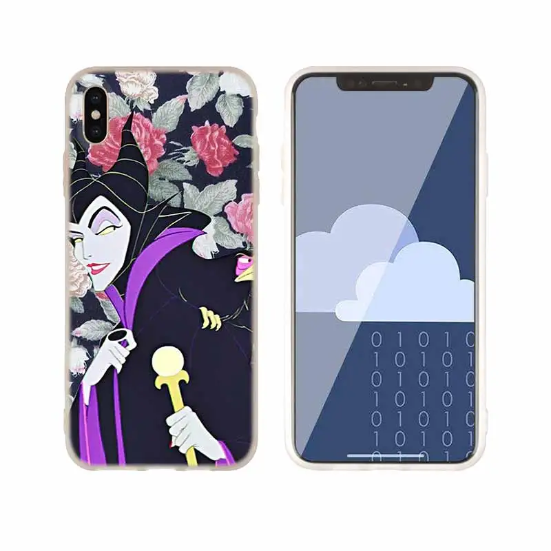 as the picture 12 Чехол для телефона s силиконовый мягкий чехол для iPhone 11 Pro X XS Max XR 6 6S 7 8 Plus 5 4S SE Maleficent Спящая красавица чехол принцессы - Цвет: as the picture 12