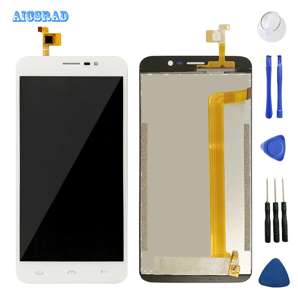 Для HOMTOM HT27 ЖК-дисплей + кодирующий преобразователь сенсорного экрана в сборе для